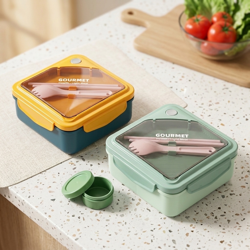 Kotak Makan Siang Bento Plasti - Meal Prep Or Prep Meal ulasan dan harga